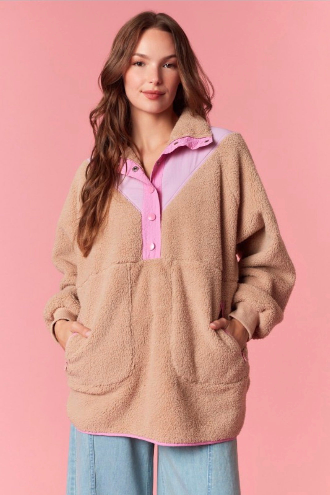 Oversized Fleece Jacket