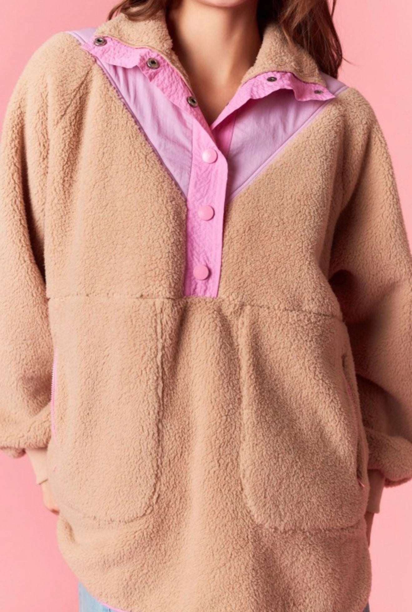 Oversized Fleece Jacket