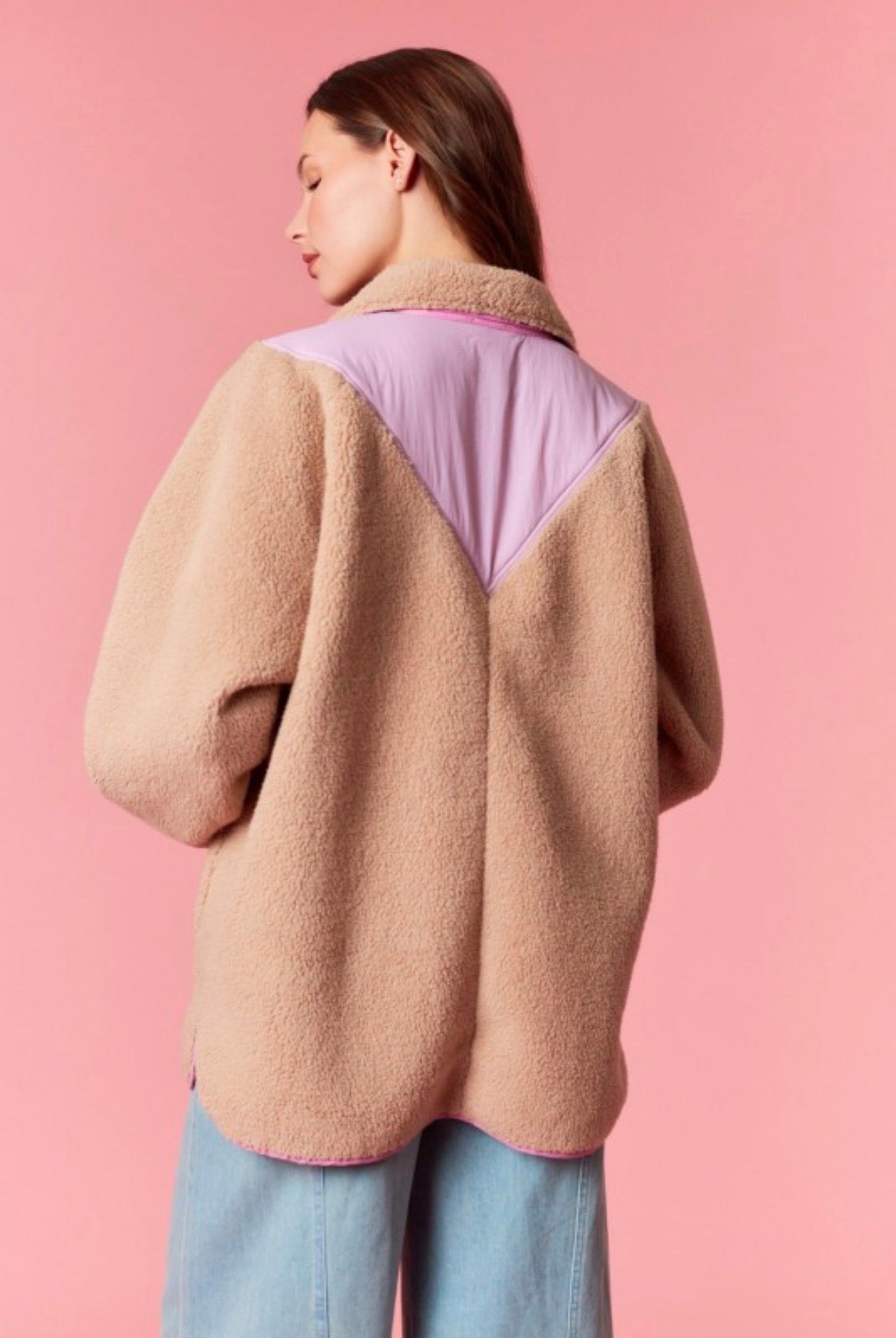 Oversized Fleece Jacket – A | J Bloom LLC